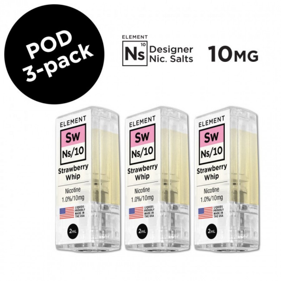 Element - Strawberry Whip - 3 x Pods 2ml (Ns10-Ns20)